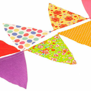 U-Grow, Jucarie textila Party Flags, 20 steaguri
